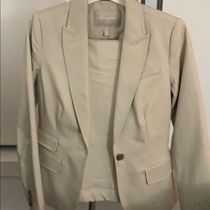 Banana Republic Coat and Skirt beige